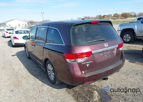2014 Honda Odyssey Ex-L z USA, uszkodzony, nr VIN 5FNRL5H62EB069012